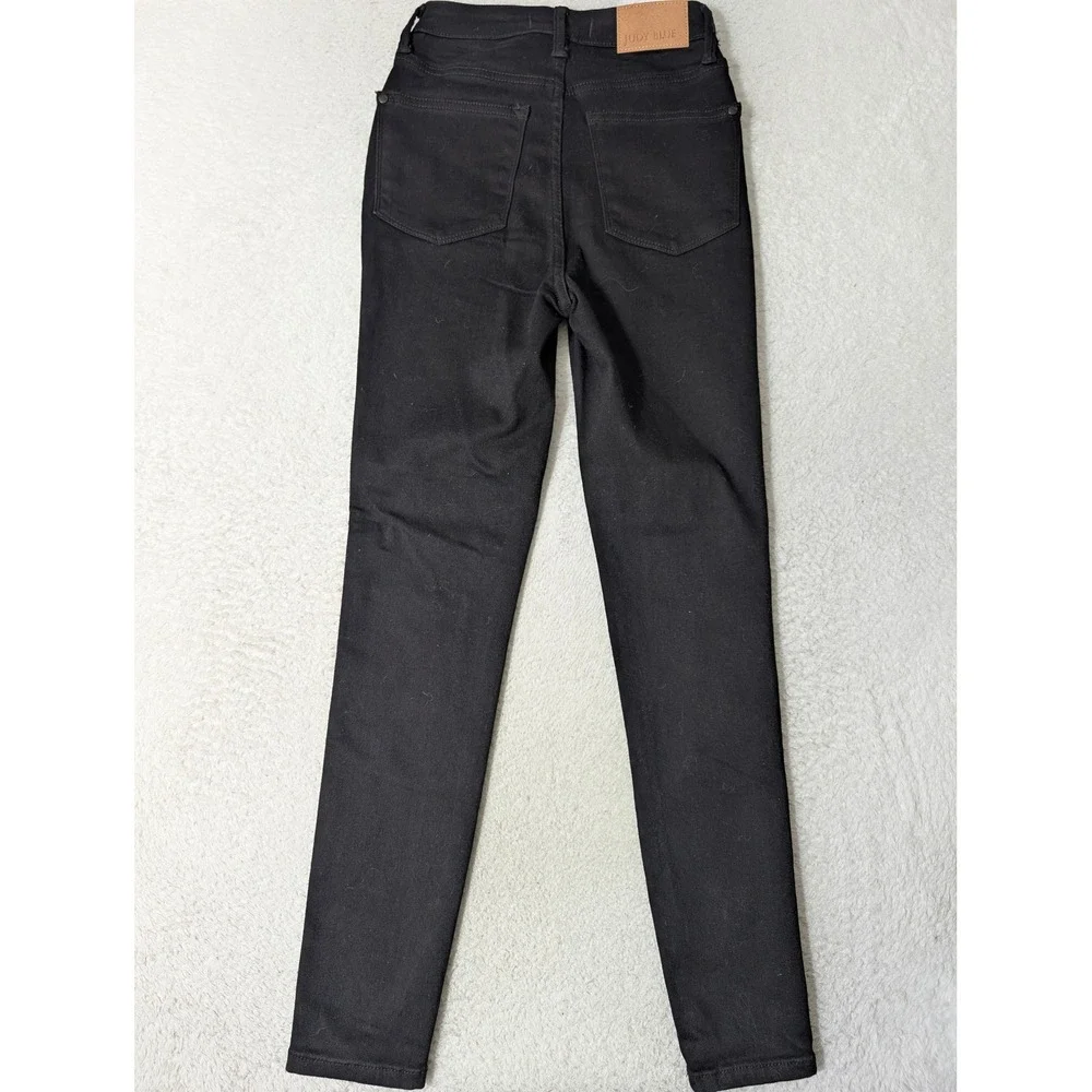 NEW Judy Blue Skinny Jeans Womens 0/24‎ Black Stretch High Rise JB88757